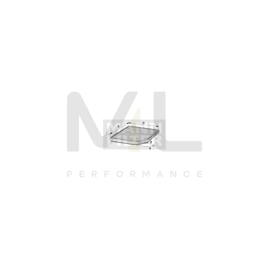 MANN-FILTER CUK 2335 Pollen filter Activated Carbon Filter