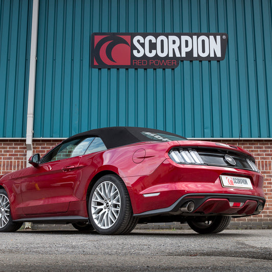 Scorpion SFD087 Ford Mustang 2.3T Resonated Cat-Back System  | ML Performance US US