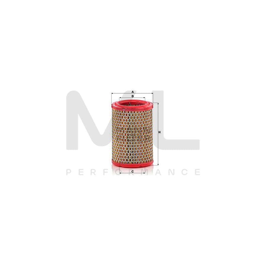 MANN-FILTER C 1134/1 Air Filter for TRABANT P 601 Filter Insert