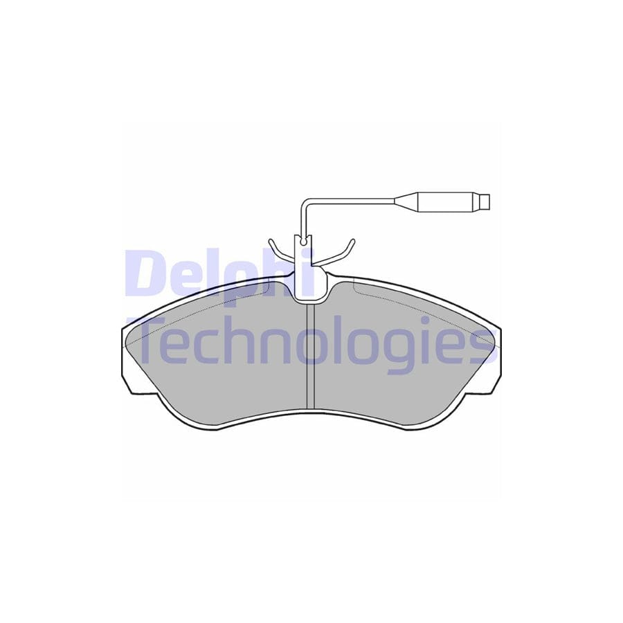 Delphi Lp878 Brake Pad Set