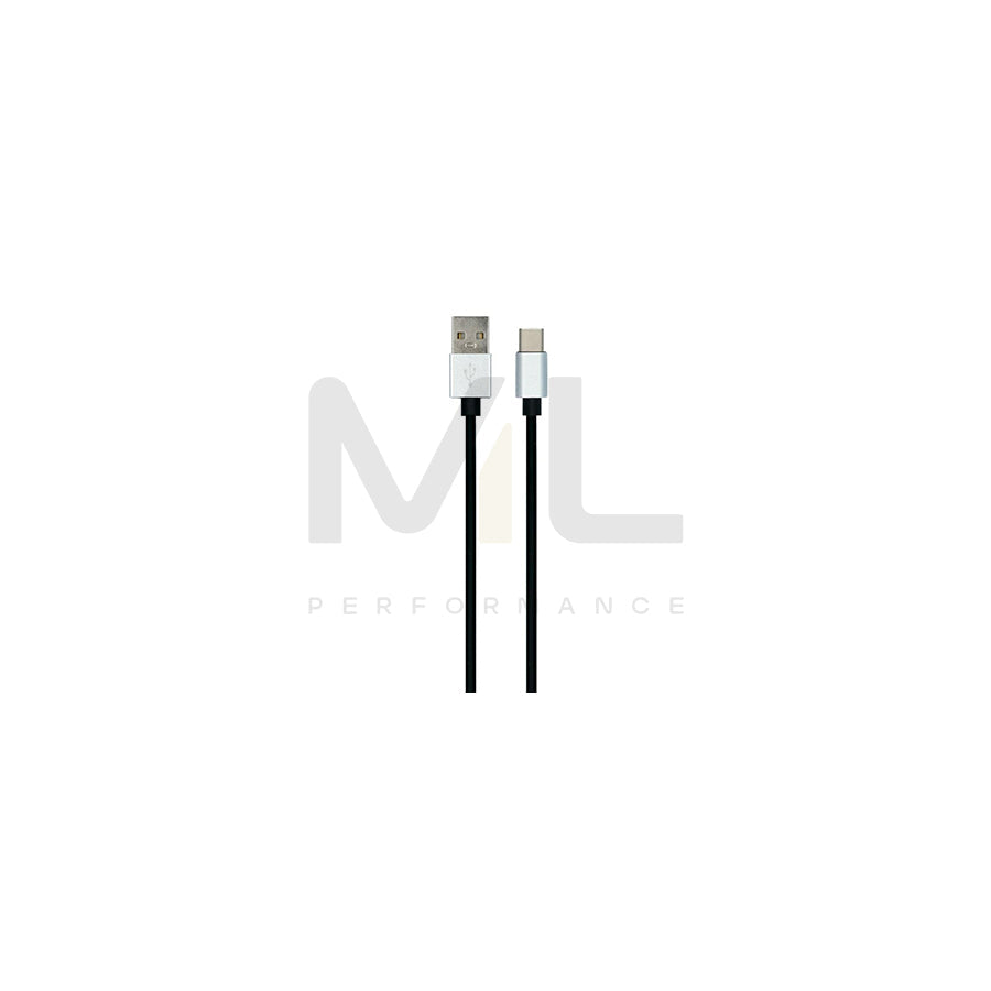 CARPOINT USB to USB-C 0517070 USB charge cable Black/Grey