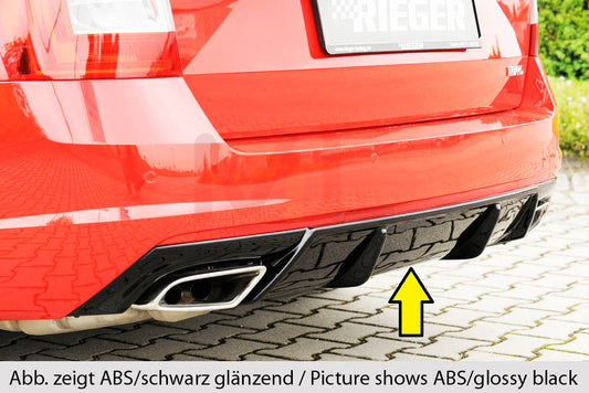 Rieger 00079015 Skoda 5E Octavia RS Rear Diffuser 1 | ML Performance US Car Parts