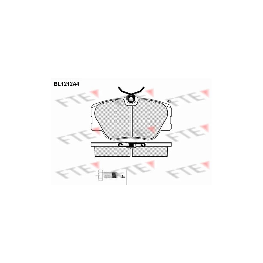FTE 9010063 Brake Pad Set
