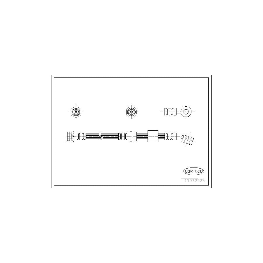 Corteco 19032223 Brake Hose