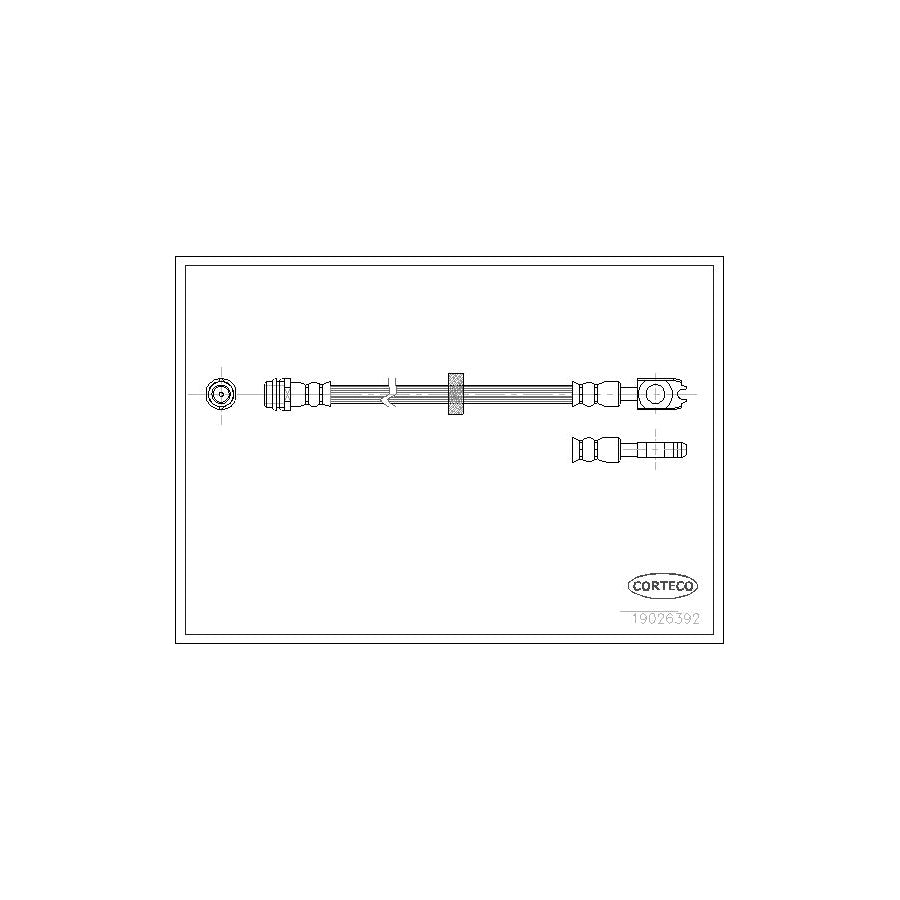 Corteco 19026392 Brake Hose