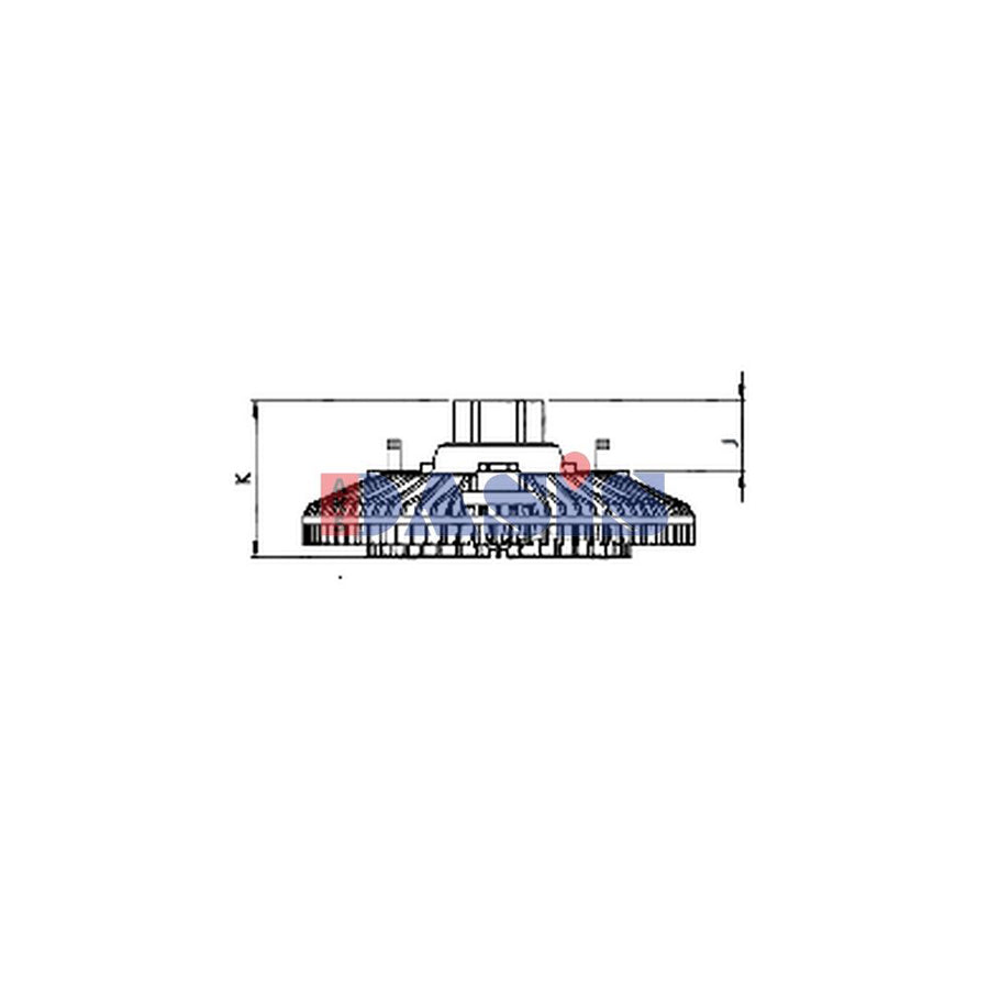 AKS Dasis 448093N Fan Clutch