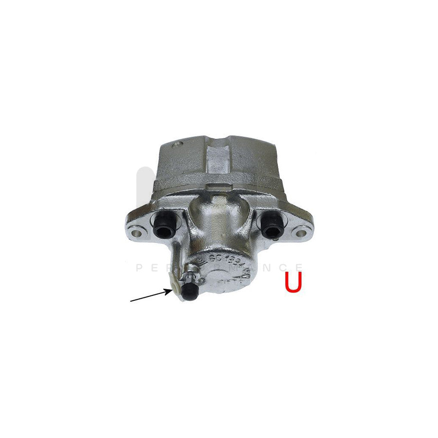 HELLA 8AC 355 387-571 Brake Caliper without holder