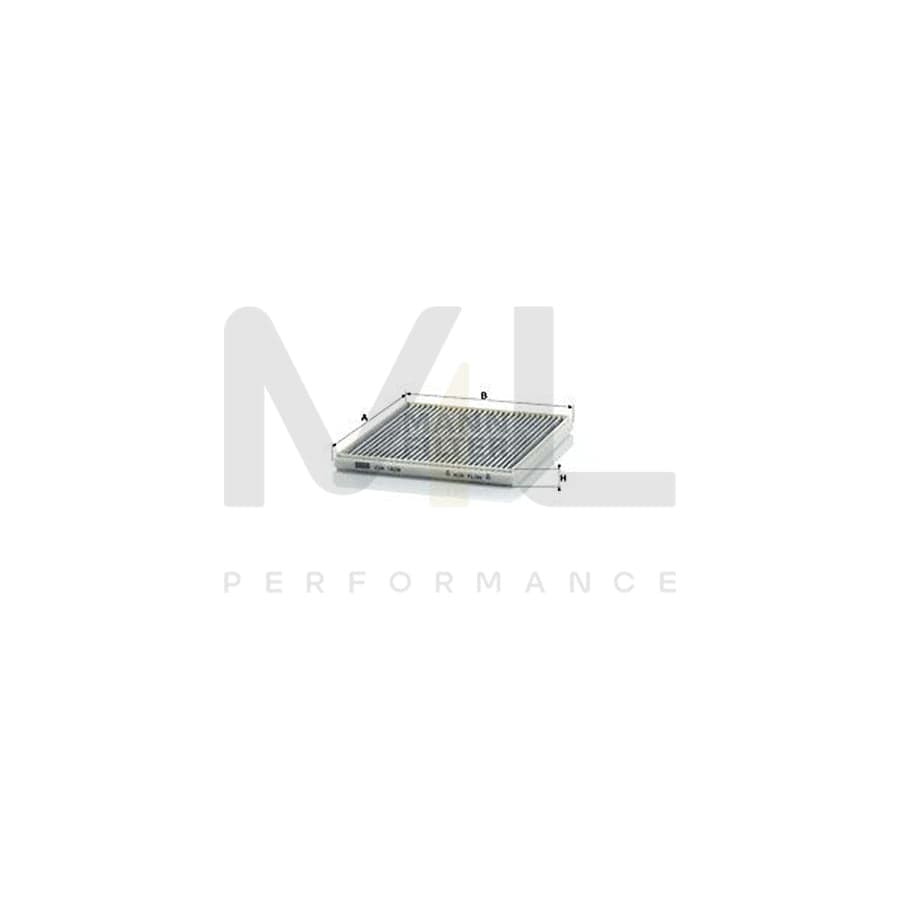 MANN-FILTER CUK 1828 Pollen filter Activated Carbon Filter