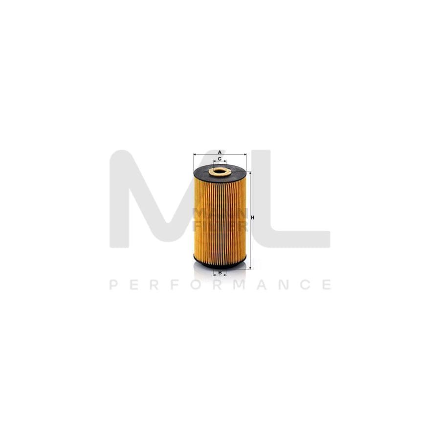 MANN-FILTER HU 942/1 x Oil Filter for AUDI A8 D2 (4D2, 4D8) with seal, Filter Insert