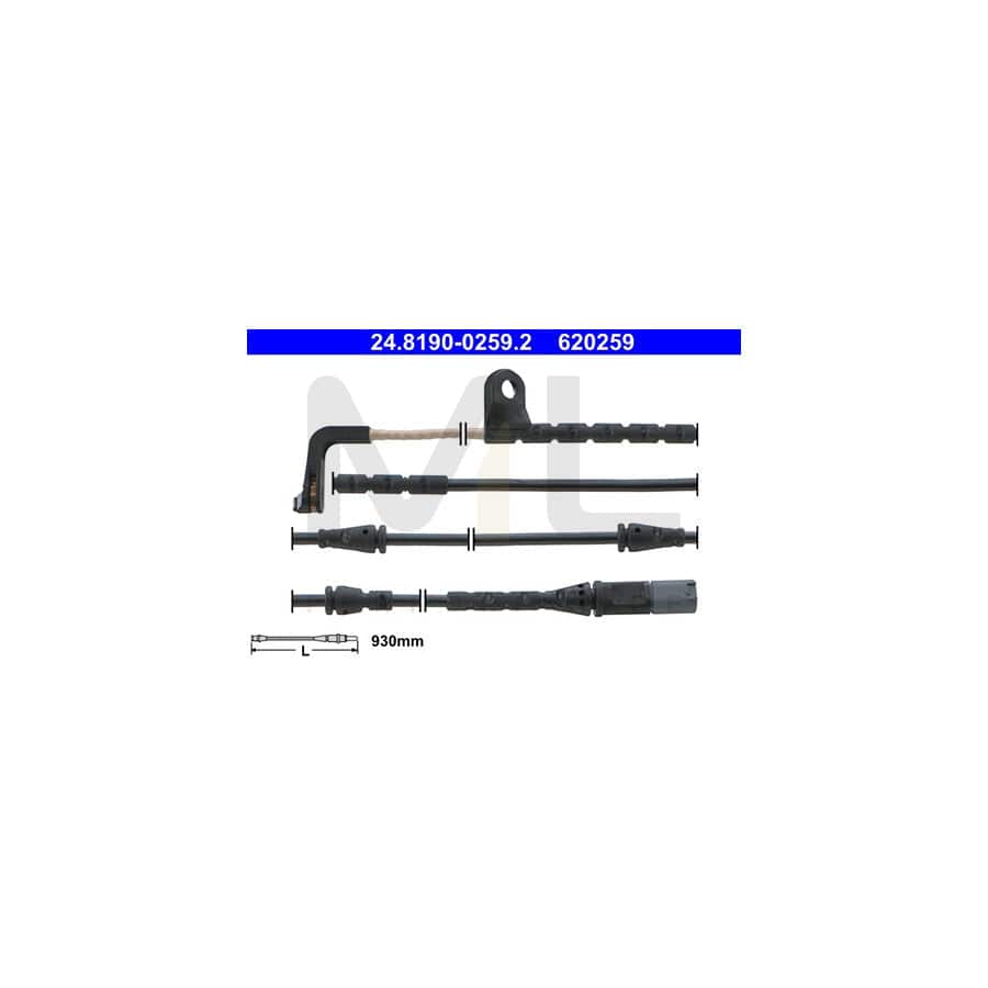 ATE 24.8190-0259.2 Brake pad wear sensor for BMW X6 (E71, E72)