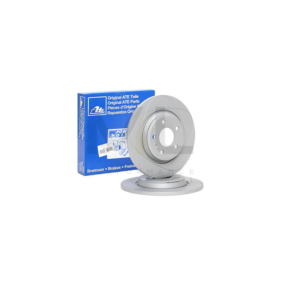 ATE PowerDisc 24.0312-0178.1 Brake Disc Solid, Coated, with bolts/screws  - 1 piece