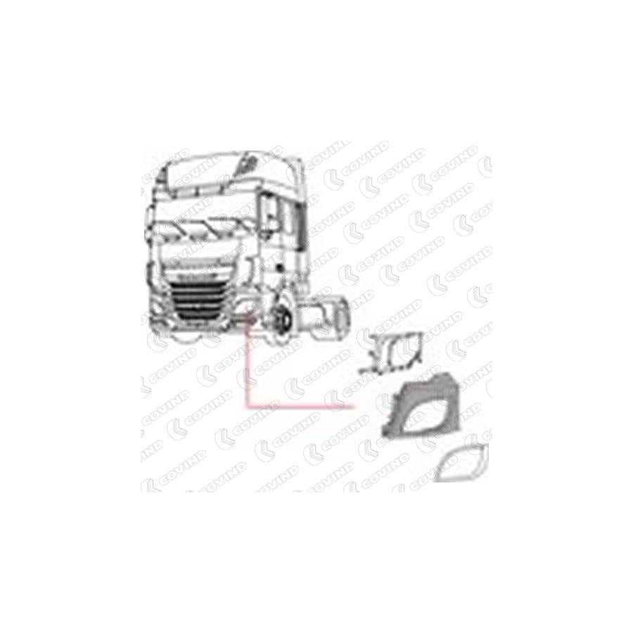 Covind Xf6/ 99 Housing, Headlight