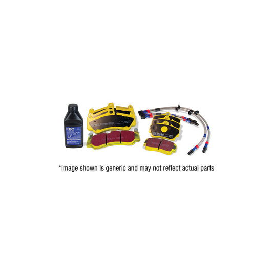 EBC PLK1522 Honda NSX Yellowstuff Pads and Brake Line Performance Pack - Akebono Caliper 1 | ML Performance US Car Parts