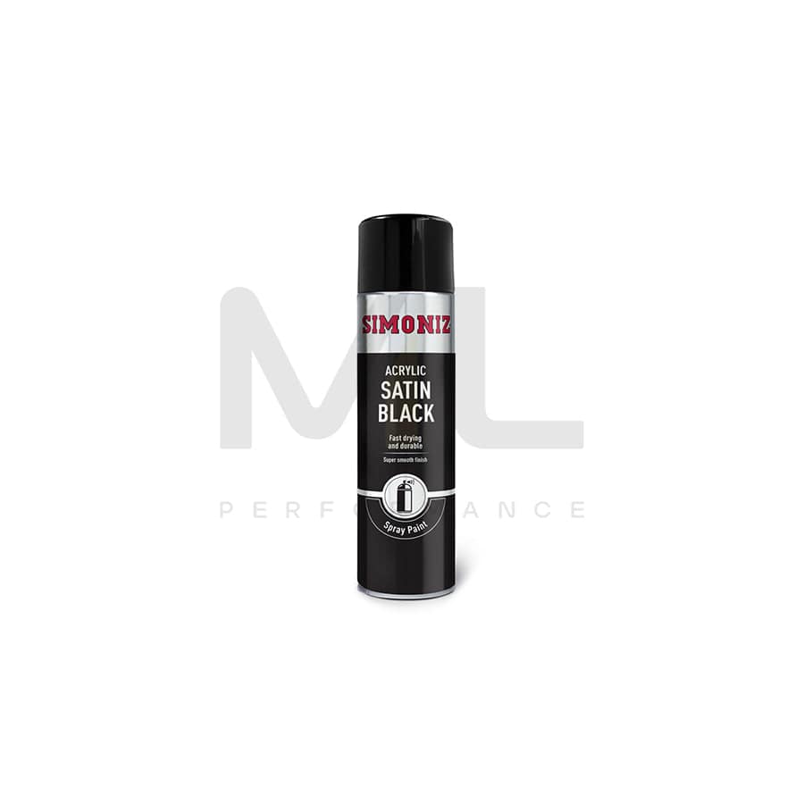 Simoniz Satin Black Paint 500ml
