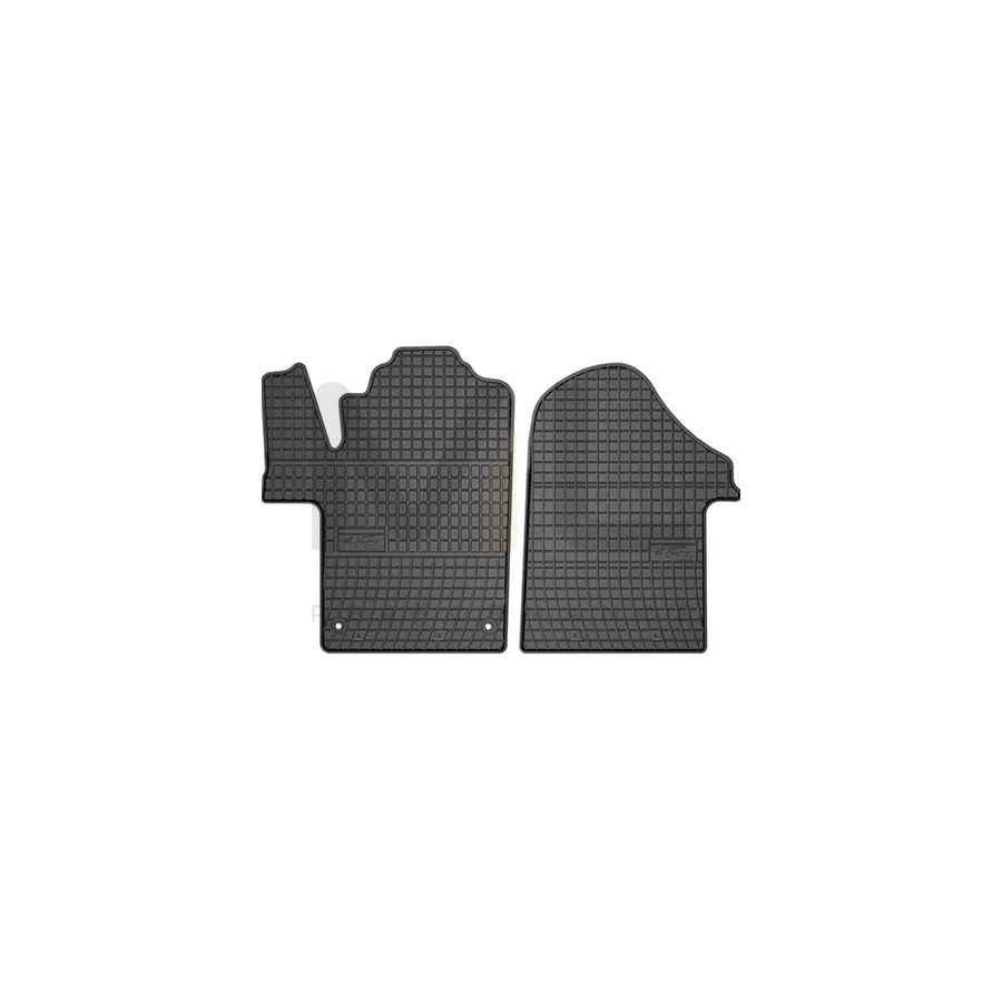 FROGUM Tailored, Basic 410466 Floor mat set suitable for MERCEDES-BENZ VITO Elastomer, Front, Quantity: 2, Black, (LHD)