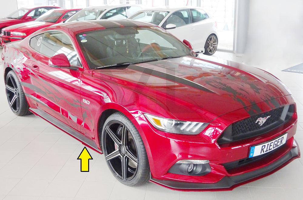 Rieger 00034251 Ford LAE Mustang 6 Side Skirt Splitter 6 | ML Performance UK Car Parts