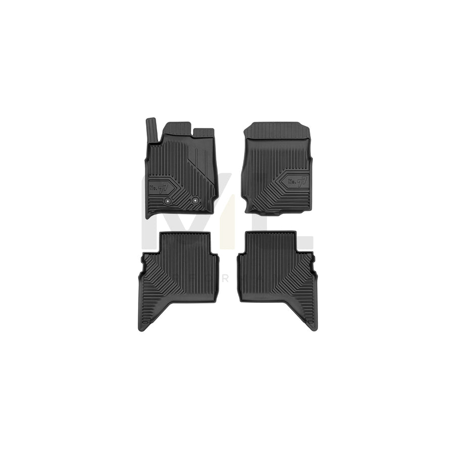 FROGUM Tailored, No.77 77409880 Floor mat set Elastomer, Front and Rear, Quantity: 4, Black, (LHD)