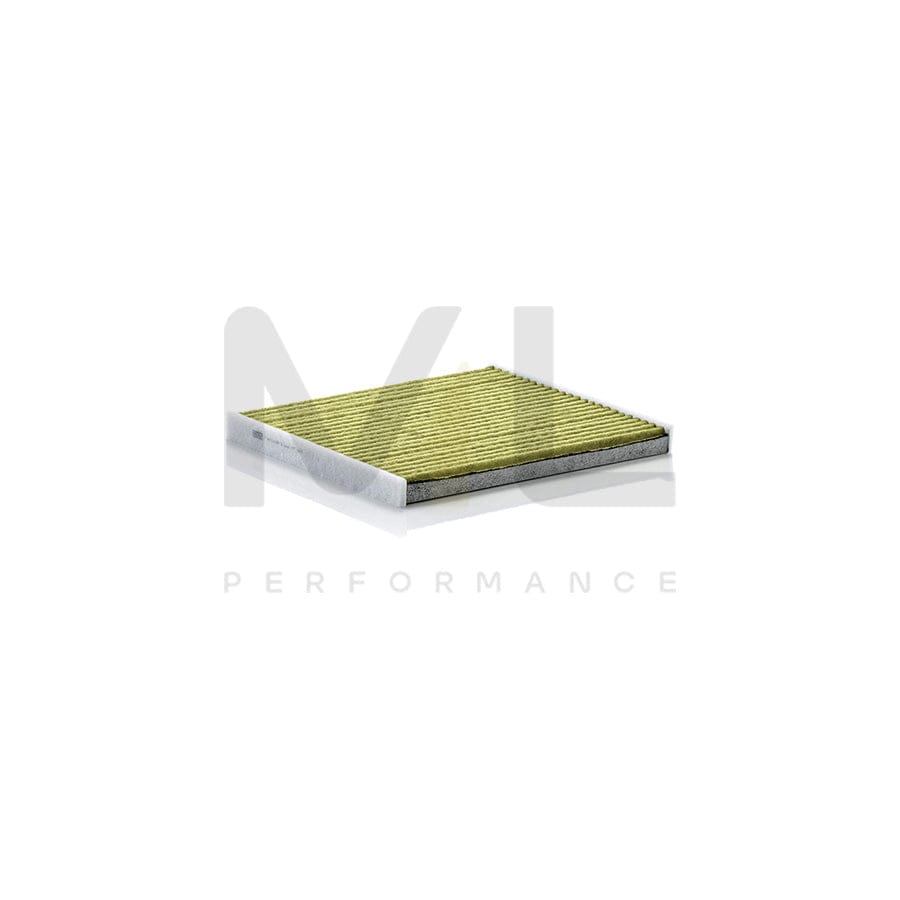 MANN-FILTER FP 1828 Pollen filter Activated Carbon Filter, Activated Carbon Filter with polyphenol, Particulate filter (PM 2.5), with antibacterial action, with fungicidal effect, FreciousPlus