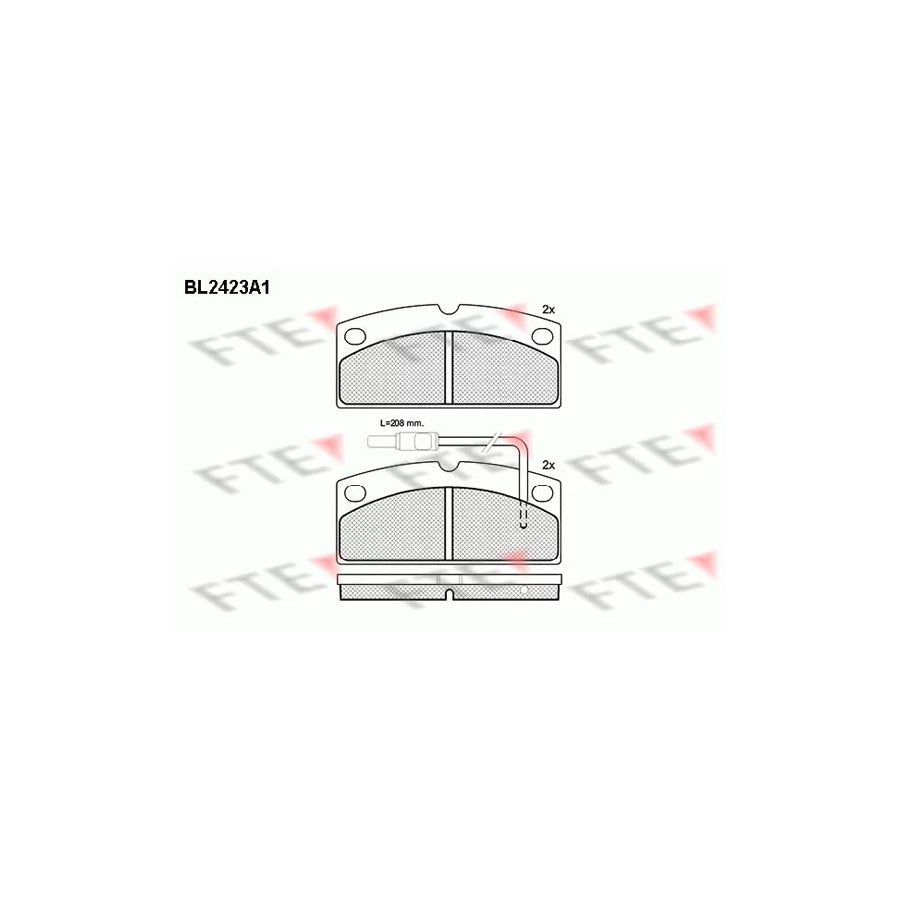 FTE 9011078 Brake Pad Set