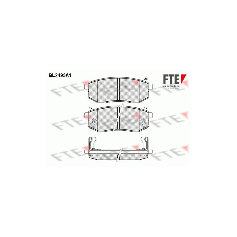FTE Bl2495A1 Brake Pad Set