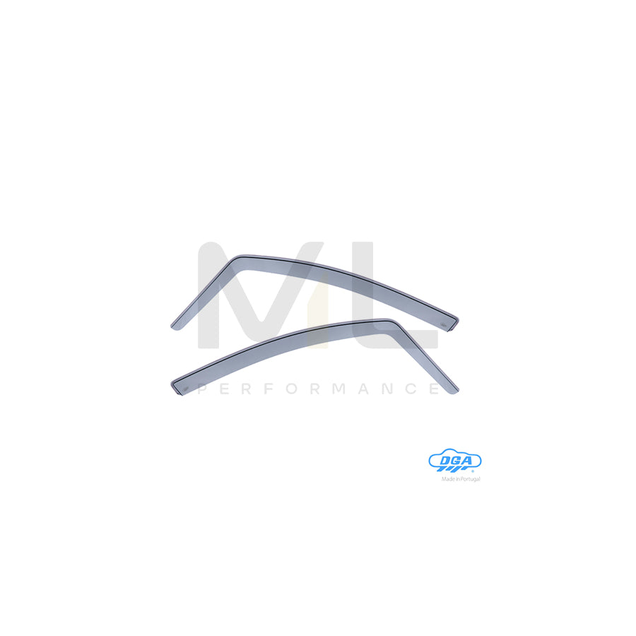 DGA 18039 Wind deflectors for OPEL Zafira B (A05) Arrow direction, Front, inner