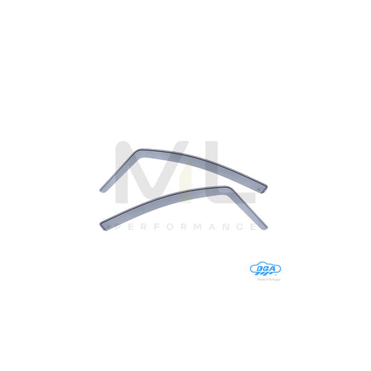 DGA 18039 Wind deflectors for OPEL Zafira B (A05) Arrow direction, Front, inner