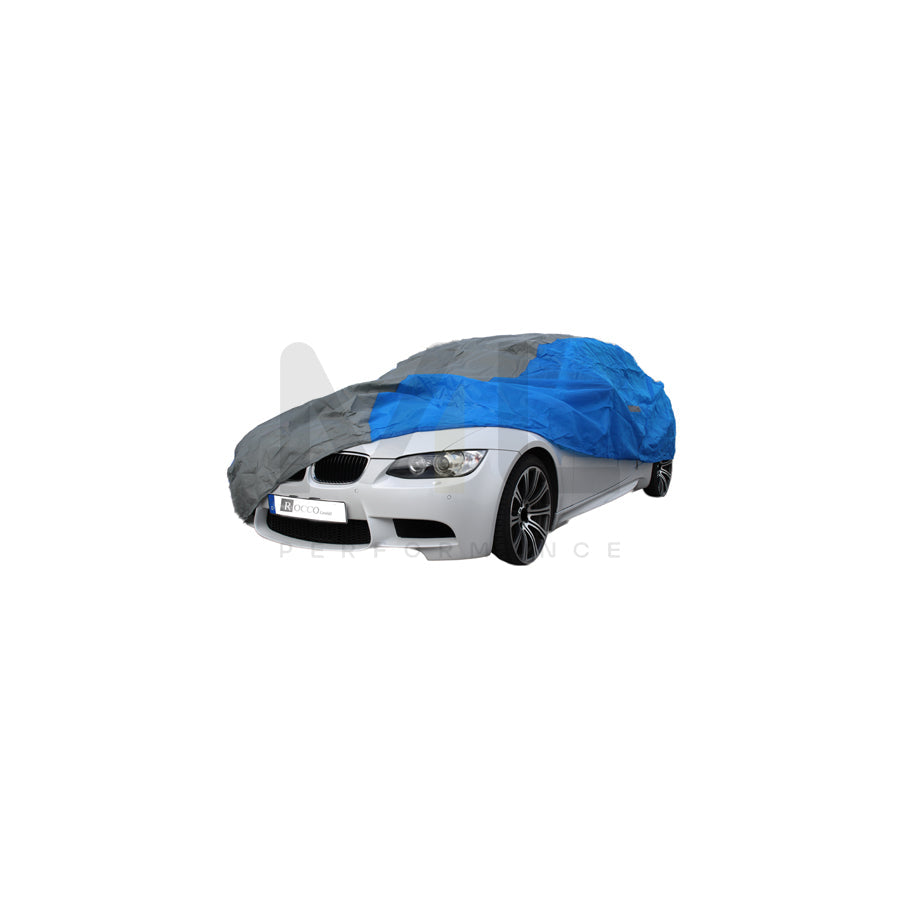 ROCCO 0359 Car cover full-size, L 180x485 cm, Blue/silver