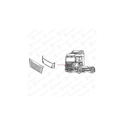 Covind 146/115 Frame, Radiator Grille