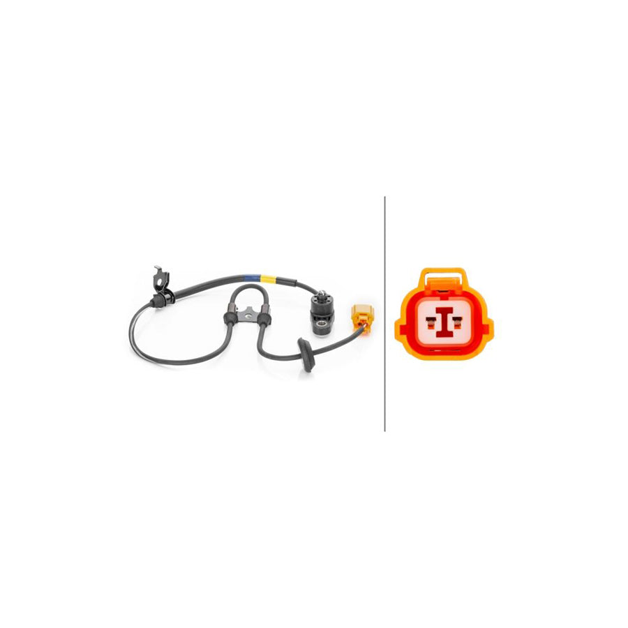 Hella 6PU 230 040-111 Abs Sensor For Honda Pilot