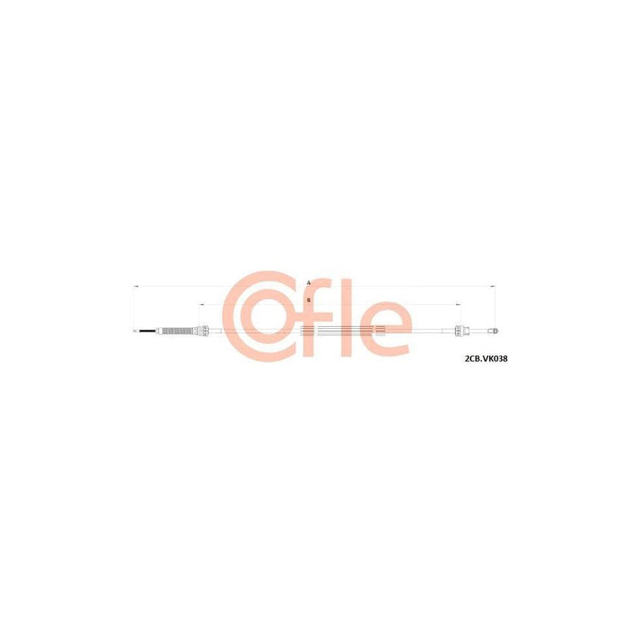 Cofle 92.2Cb.Vk038 Cable, Manual Transmission
