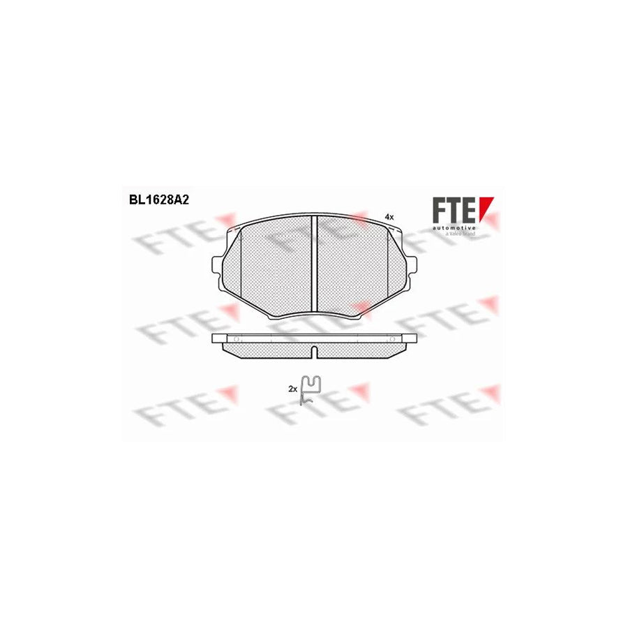 FTE Bl1628A2 Brake Pad Set for Mazda MX-5