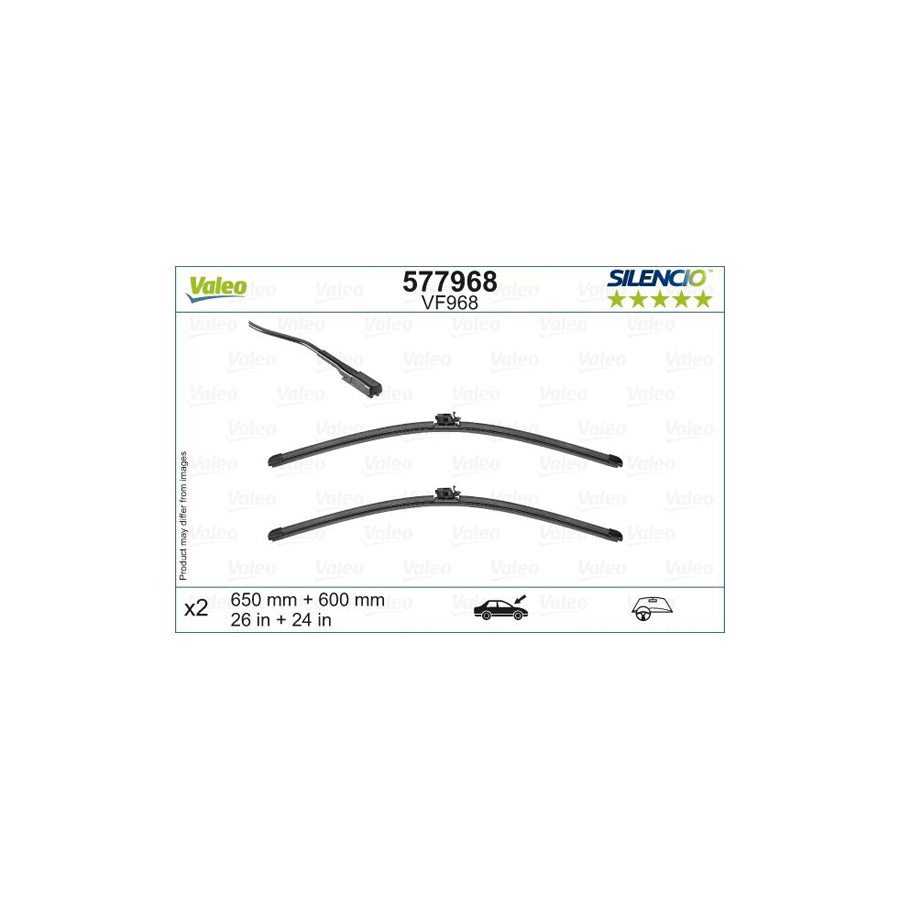 Valeo 577968 Wiper Blade Suitable For Mercedes-Benz Sprinter | ML Performance US Car Parts