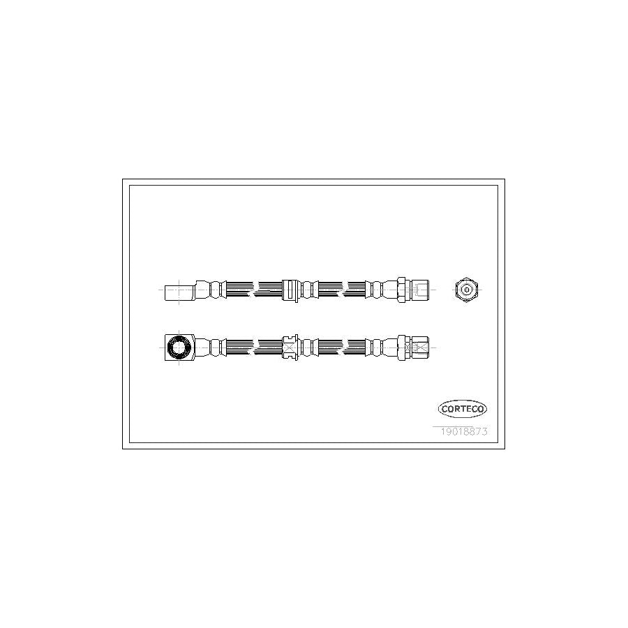 Corteco 19018873 Brake Hose