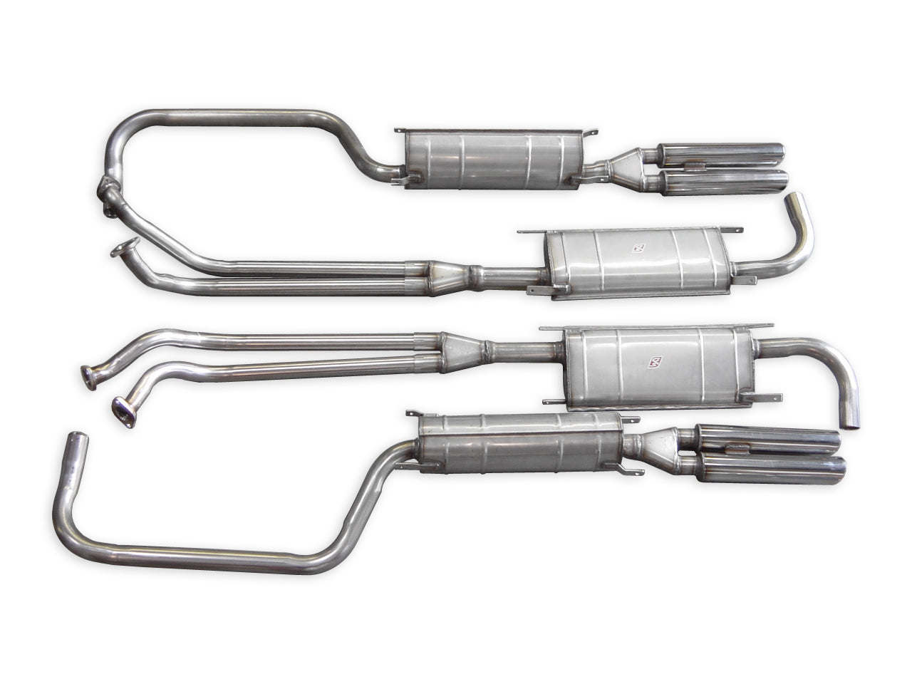 QuickSilver LM001 Lamborghini 350 GT, 400 GT Interim Stainless Steel Exhaust | ML Performance US Car Parts