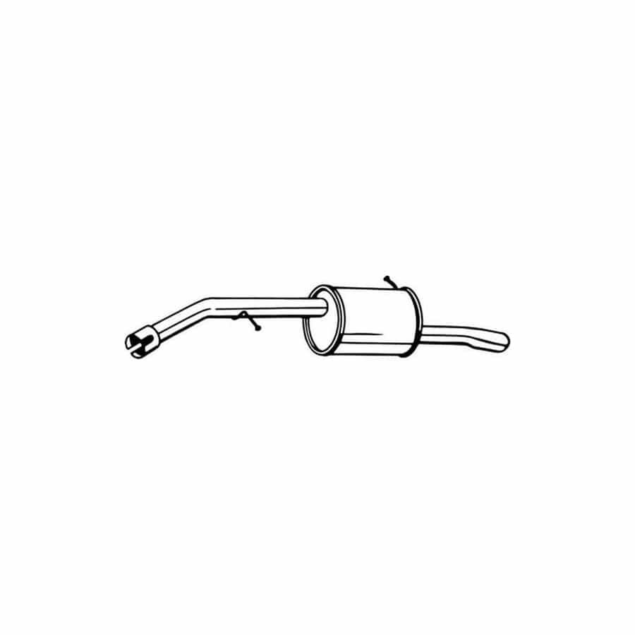Bosal 135-141 Rear Silencer for Citroen C3 II (Sc)