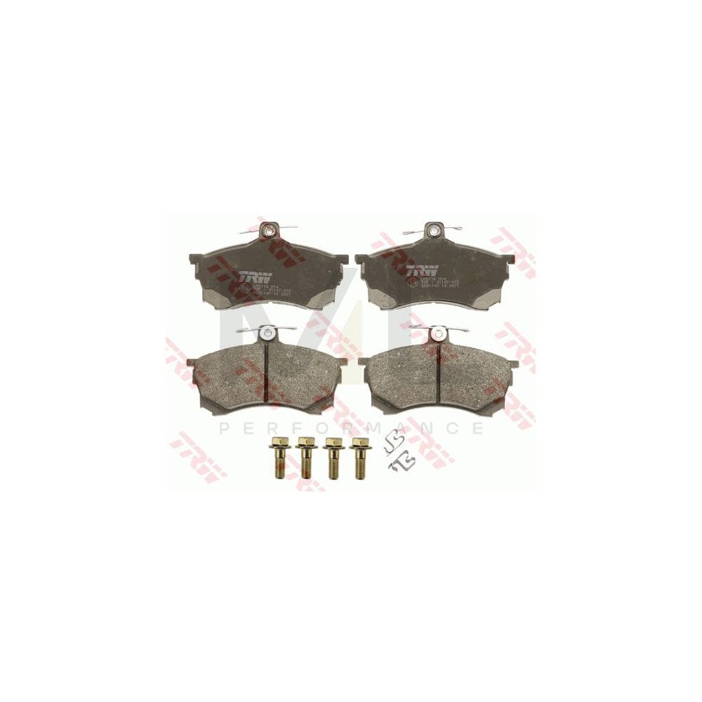 TRW Gdb1197 Brake Pad Set For Mitsubishi Carisma With Acoustic Wear Warning, With Brake Caliper Screws, With Accessories | ML Performance Car Parts