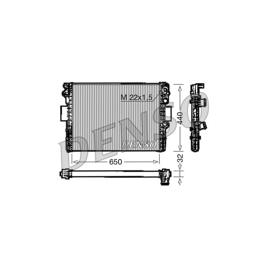 DENSO DRM12005 Engine Radiator for Iveco Daily