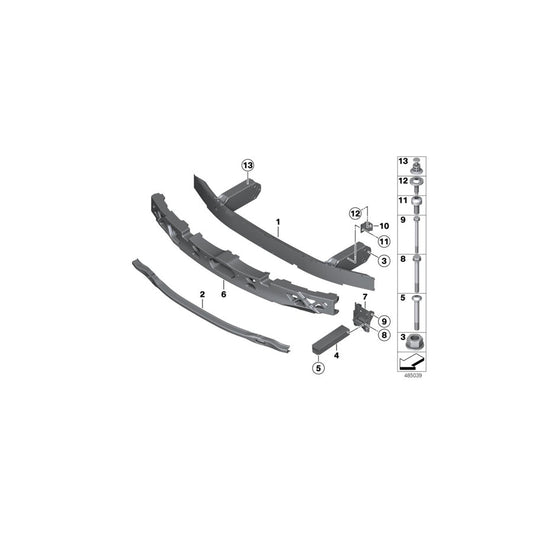Genuine BMW 51118049293 Impact Absorber, Top M (Inc. 535d, 550iX 4.4 & 530dX) | ML Performance US