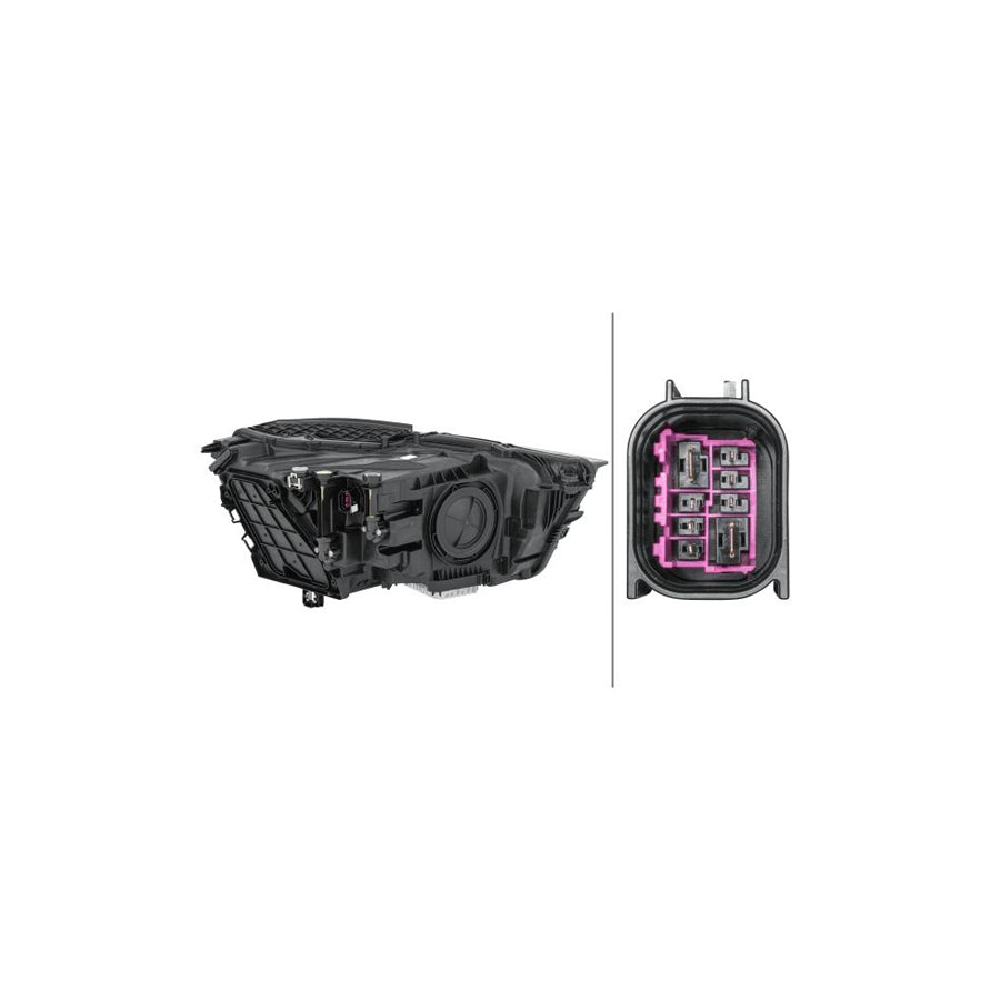 Hella 1EX 354 870-051 Headlight For Audi Q3