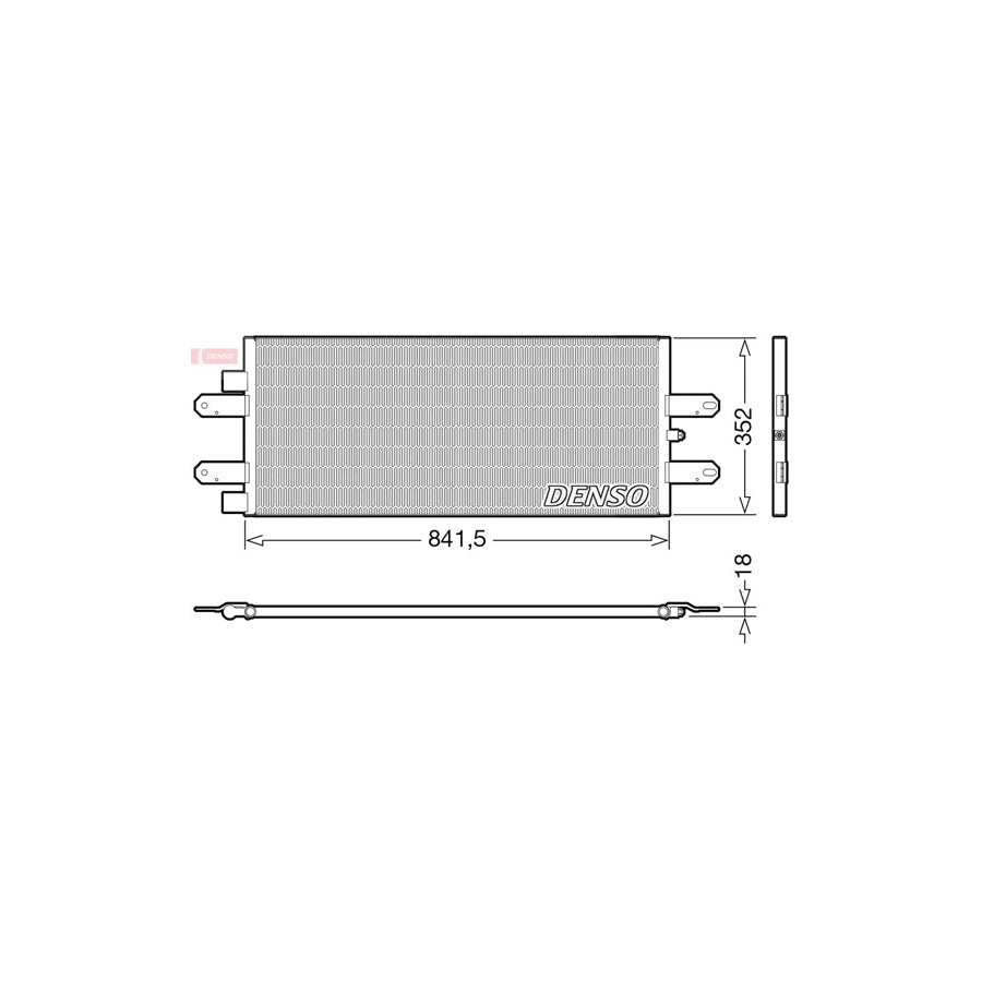 DENSO DCN99053 Air Conditioning Condenser