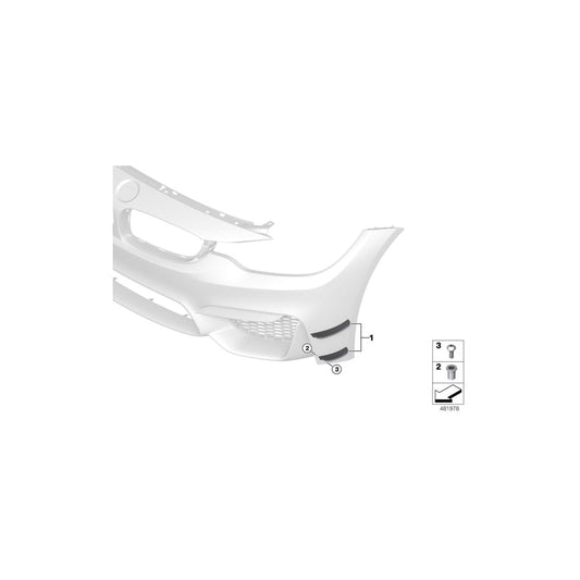 Genuine BMW 51117993027 F83 F82 F80 Set Wing Left M4 DTM (Inc. M3, M4 CS & M4 GTS) | ML Performance US