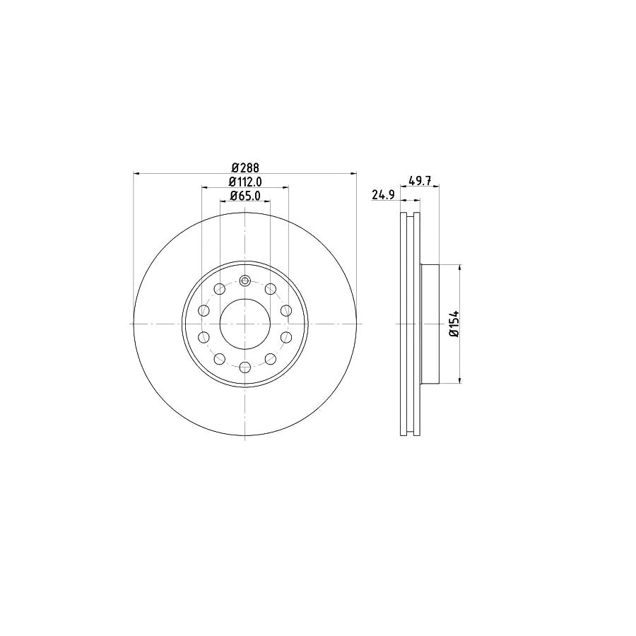Barum Bar25145 Brake Disc