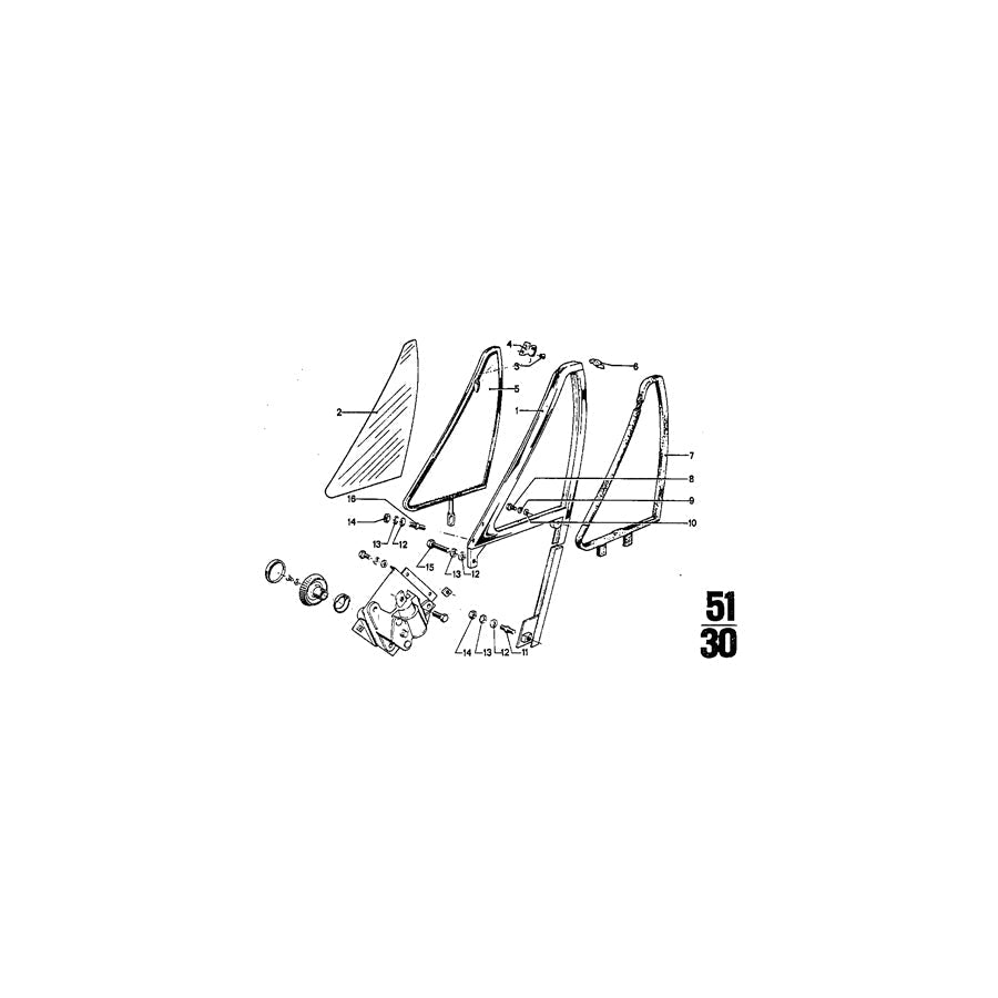 Genuine BMW 51321826933 Rubber Seal (Inc. 3.0CSi, 2000CS & 2800CS) | ML Performance UK Car Parts