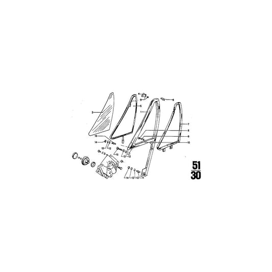 Genuine BMW 51321826933 Rubber Seal (Inc. 3.0CSi, 2000CS & 2800CS) | ML Performance UK Car Parts