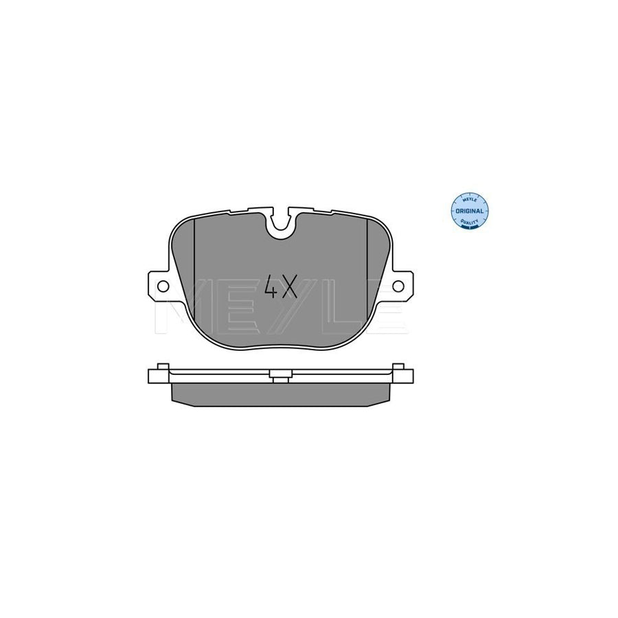 Meyle 025 250 8517 Brake Pad Set For Land Rover Range Rover