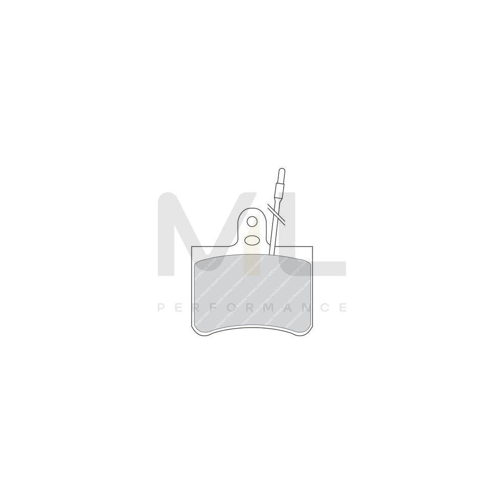 Ferodo Sl Fsl1702 Brake Pad Set For Mitsubishi L200 Iii Pickup (K6) With Acoustic Wear Warning | ML Performance Car Parts
