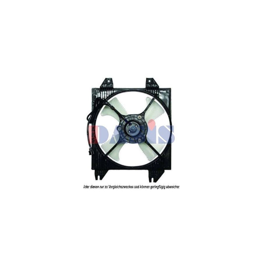 AKS Dasis 148034N Fan, Radiator for Mitsubishi Galant