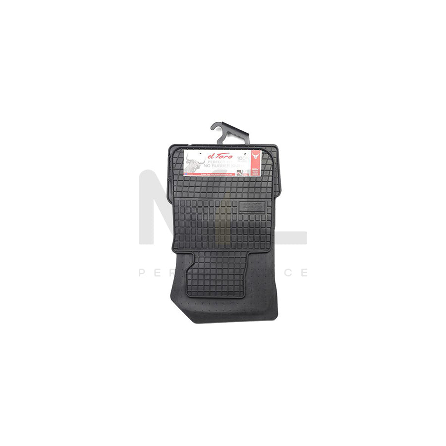 FROGUM Tailored 0662 Floor mat set Elastomer, Front and Rear, Quantity: 4, Black, (LHD)