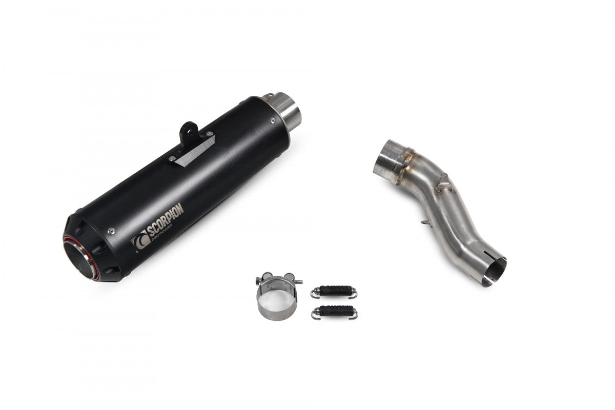 Scorpion PHA191BCER Honda CMX500 (Rebel) Red Power Slip-On - Black Ceramic Coated Sleeve | ML Performance US US