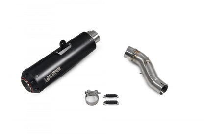 Scorpion PHA191BCER Honda CMX500 (Rebel) Red Power Slip-On - Black Ceramic Coated Sleeve | ML Performance US US